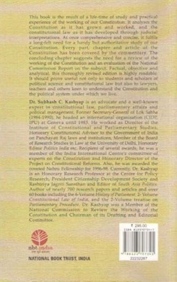 Our Constitution by Subhash C Kashyap