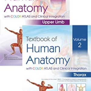 Textbook of Human Anatomy with Color Atlas and Clinical Integration Vol 1 & Vol 2 1st Edition