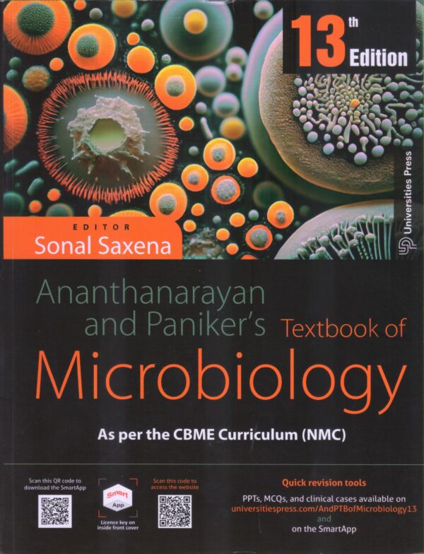 Ananthanarayan and Paniker's Textbook of Microbiology 13th Edition