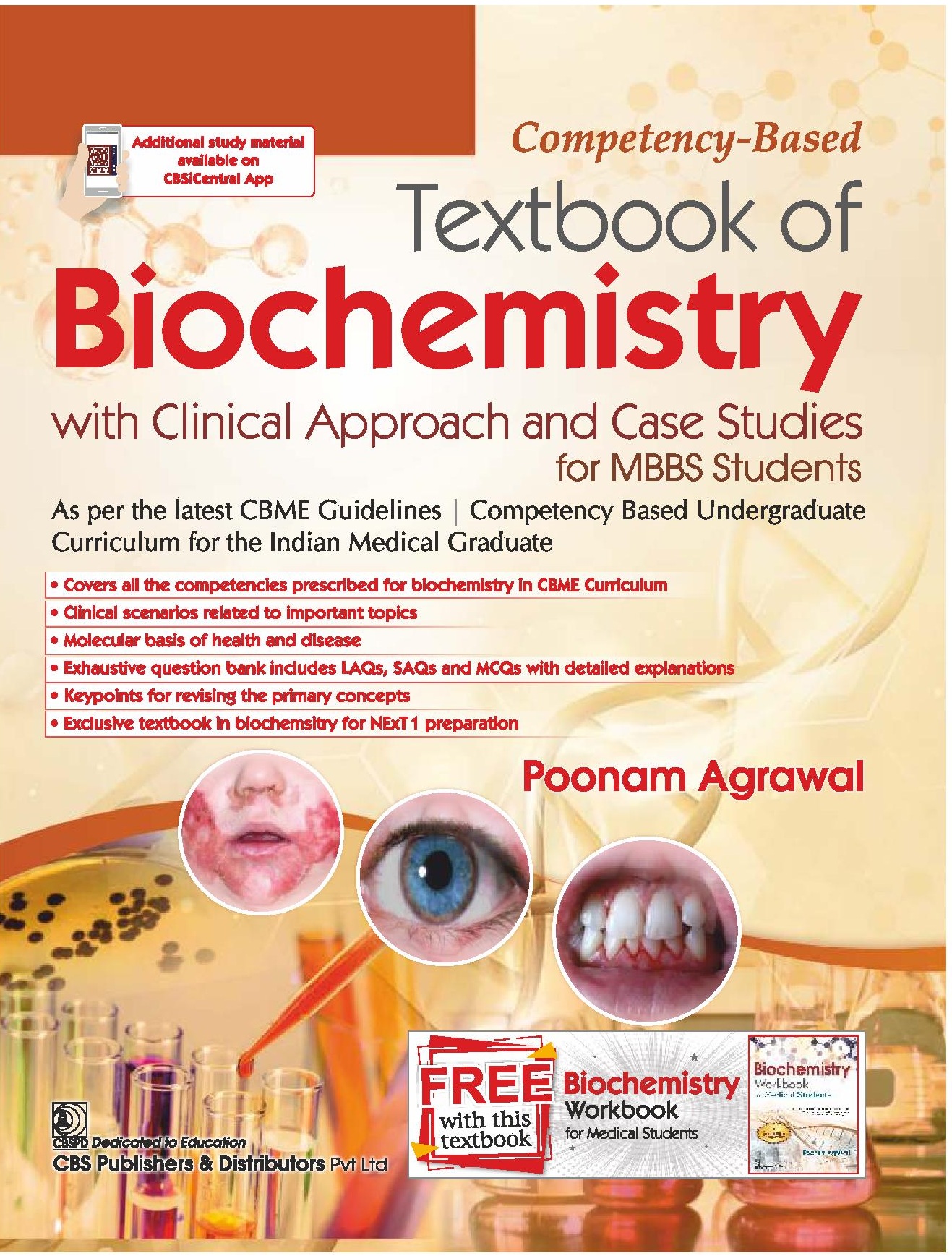 Competency Based Textbook of Biochemistry with Clinical Approach and Case Studies for MBBS Students 1st Edition