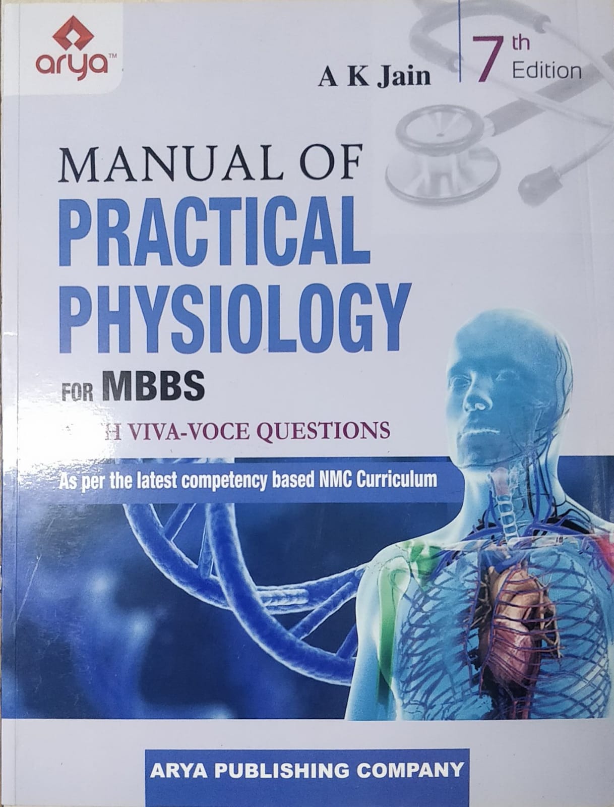 Manual of Practical Physiology for MBBS 7th Edition