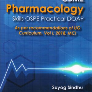 CBME Pharmacology Skills OSPE Practical DOAP 1st Edition