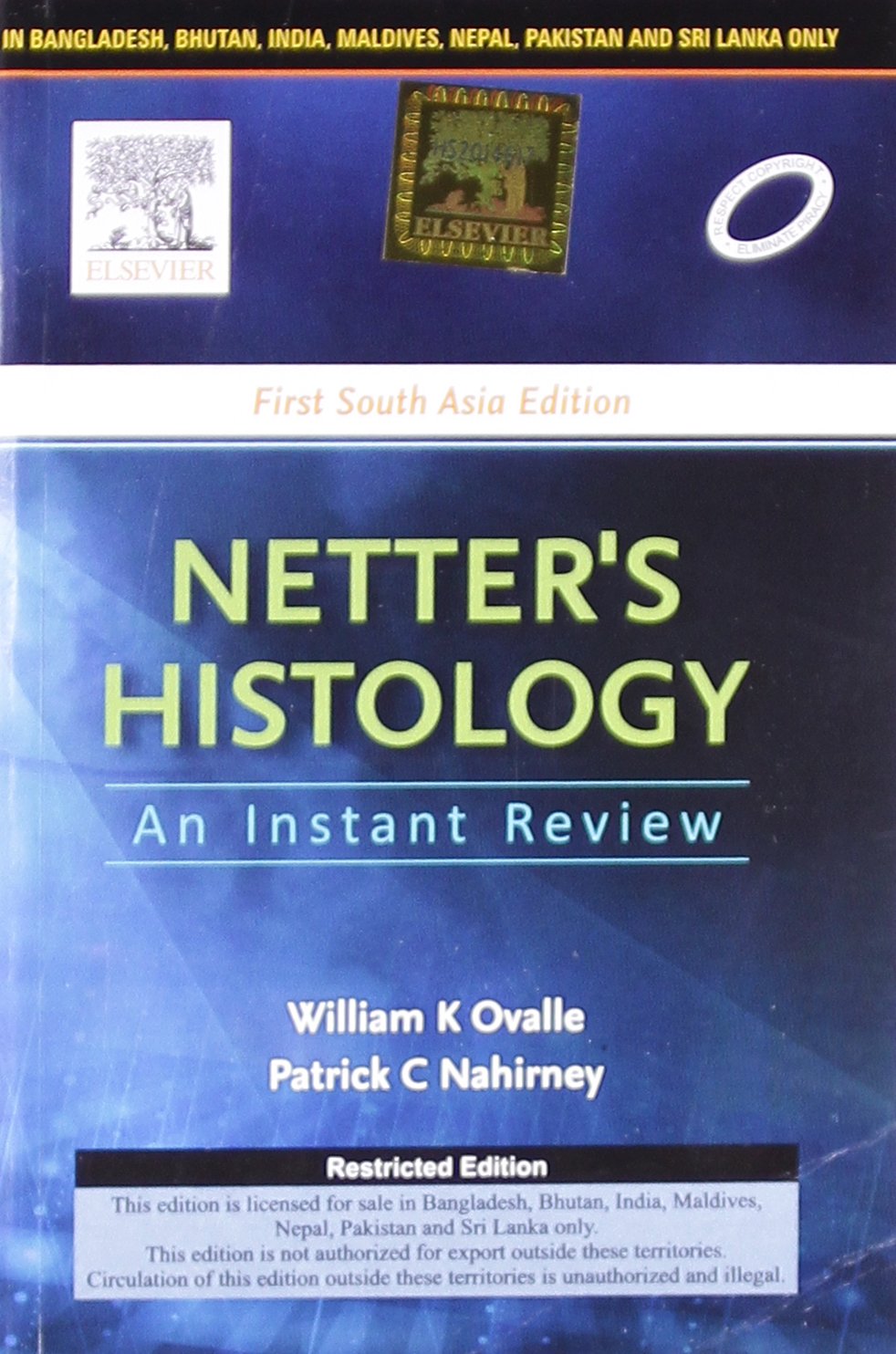 Netters Histology An Instant Review 1st Edition