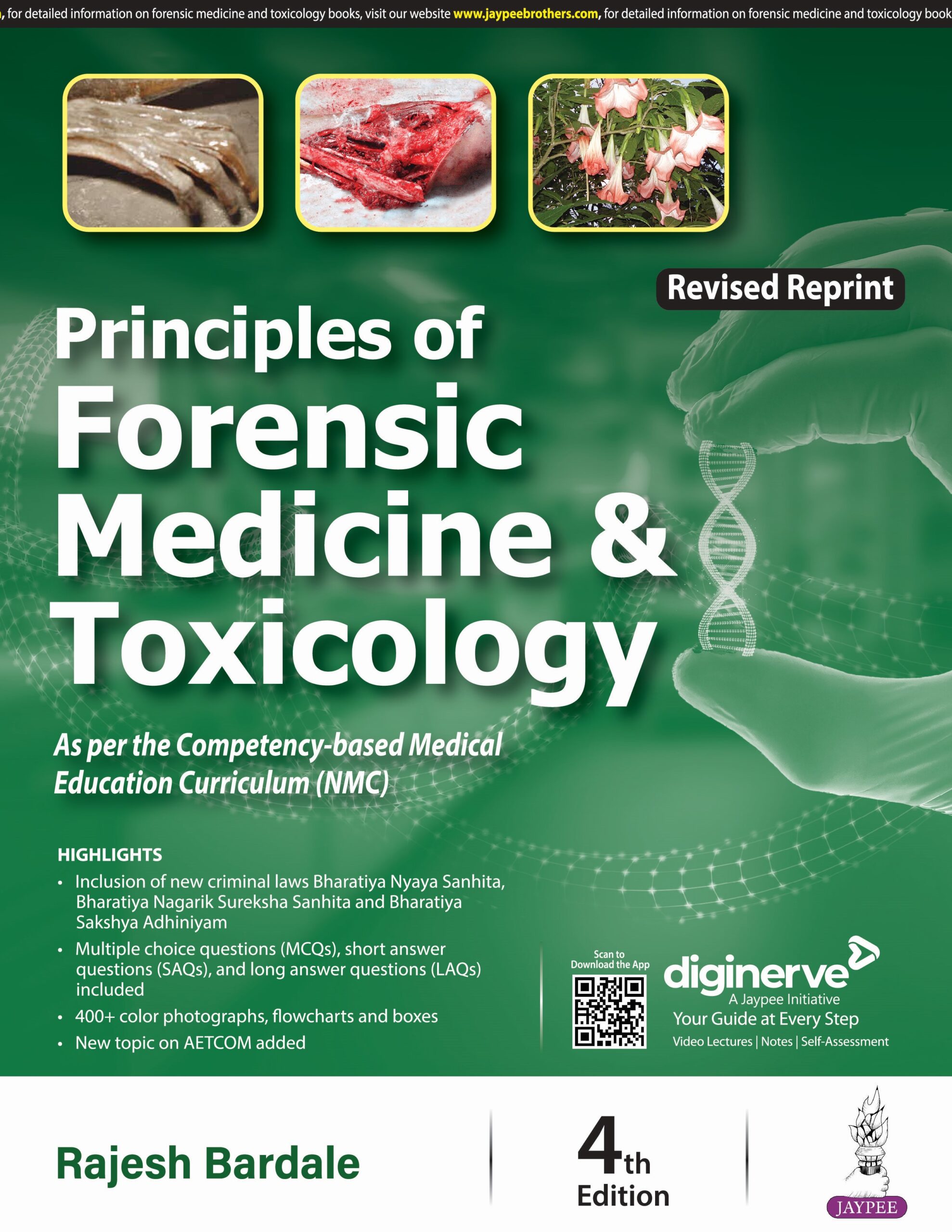 Principles of Forensic Medicine & Toxicology 4th Revised Reprint Edition