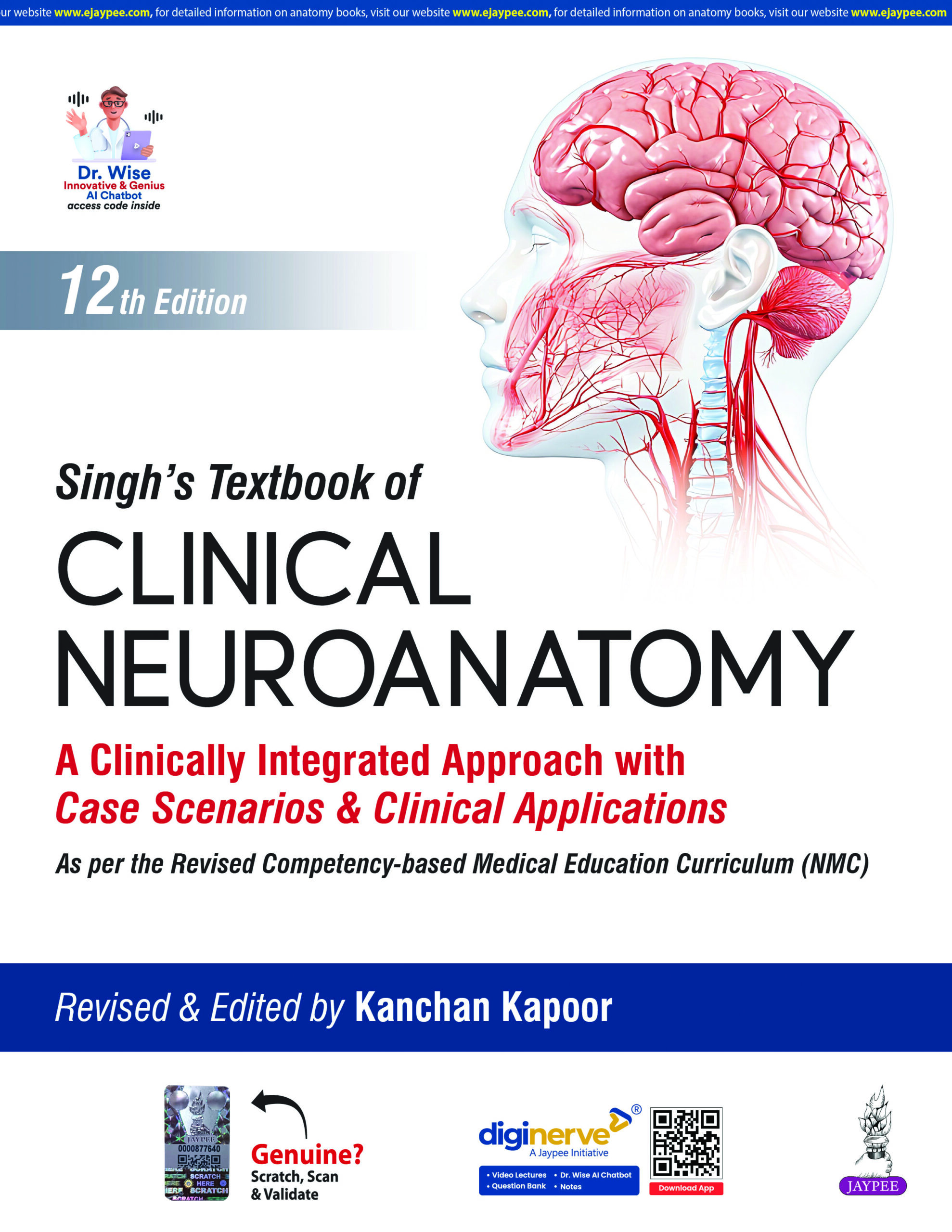 Singh’s Textbook of Clinical Neuroanatomy 12th Edition