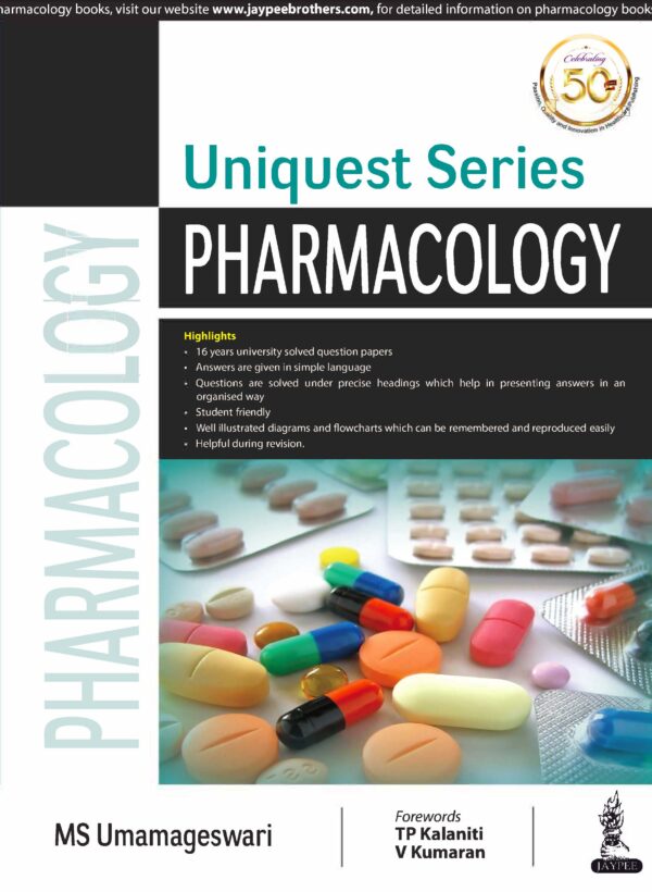 Uniquest Instrument Uniquest Series Pharmacology 1st Edition( Jaypee Brothers Medical ...