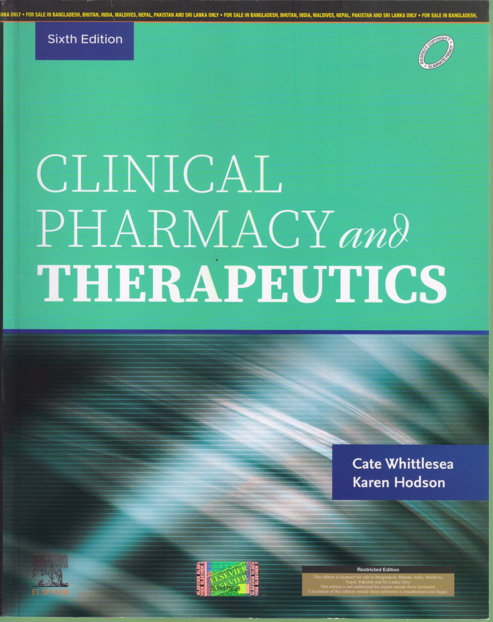 Clinical Pharmacy and Therapeutics 6th Edition