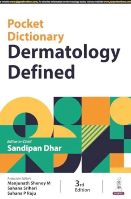 Pocket Dictionary Dermatology Defined 3rd Edition
