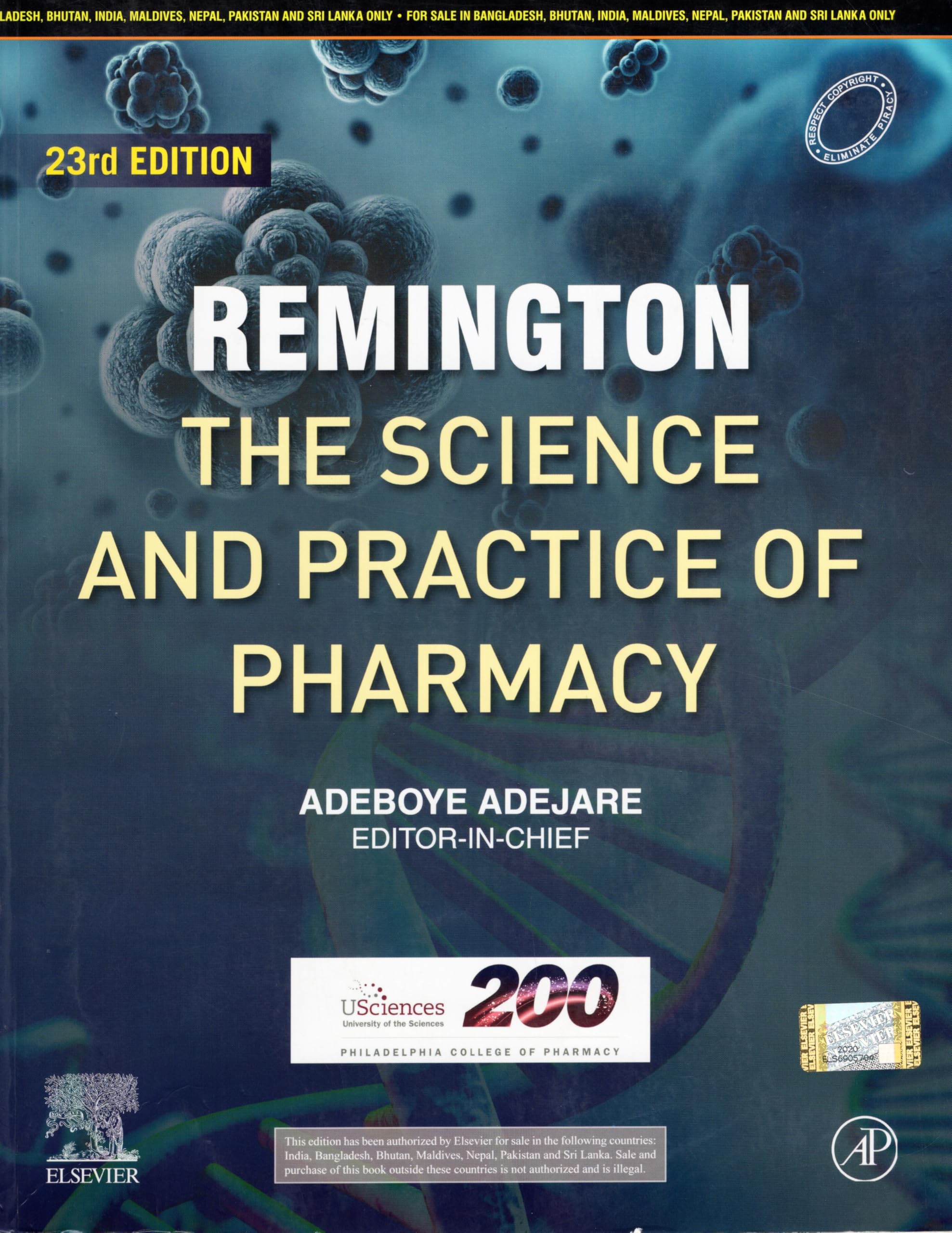 Remington The Science and Practice of Pharmacy 23rd Edition