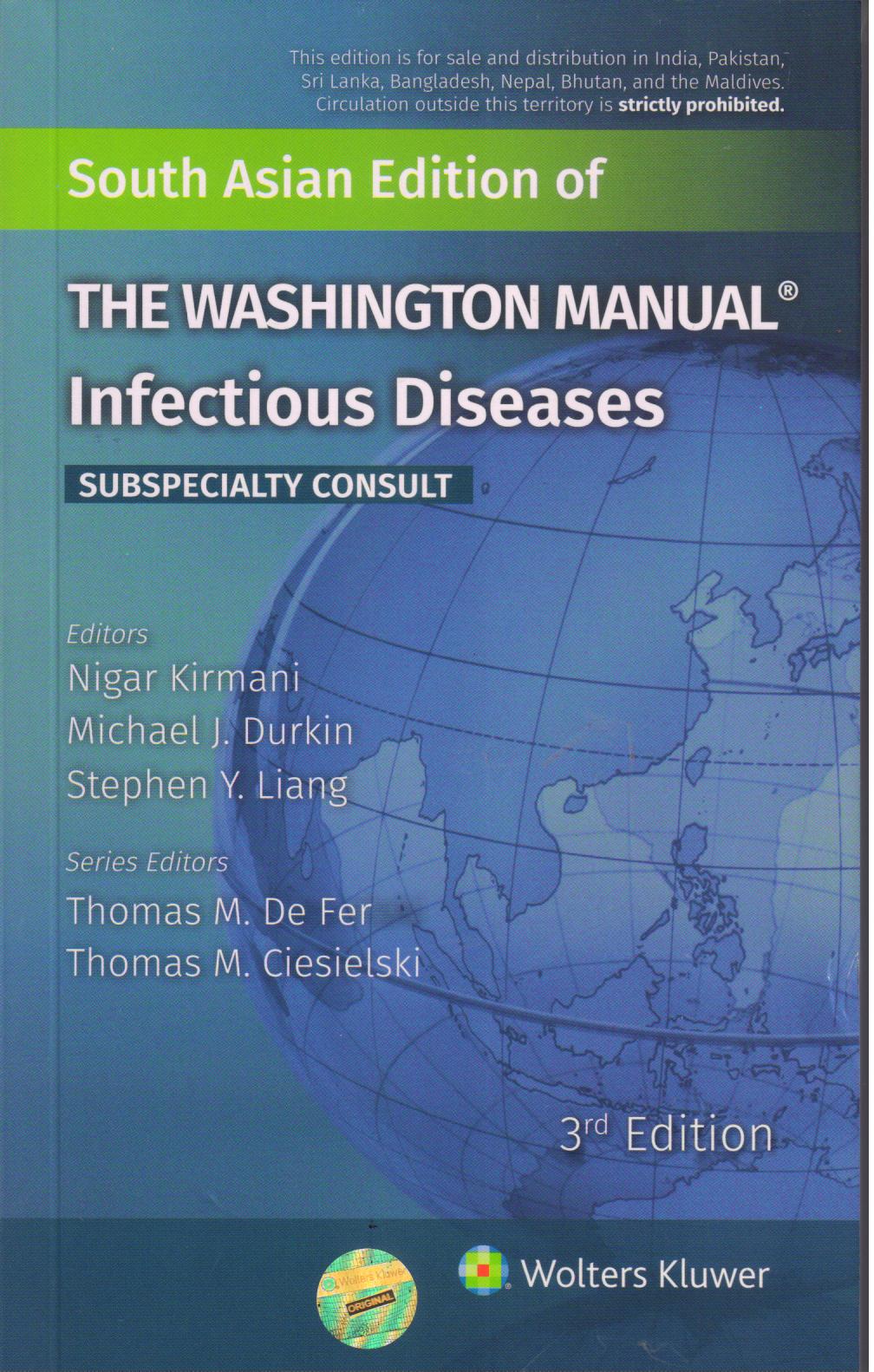 Washington Manual Infectious Diseases Subspecialty Consult 3rd Editon